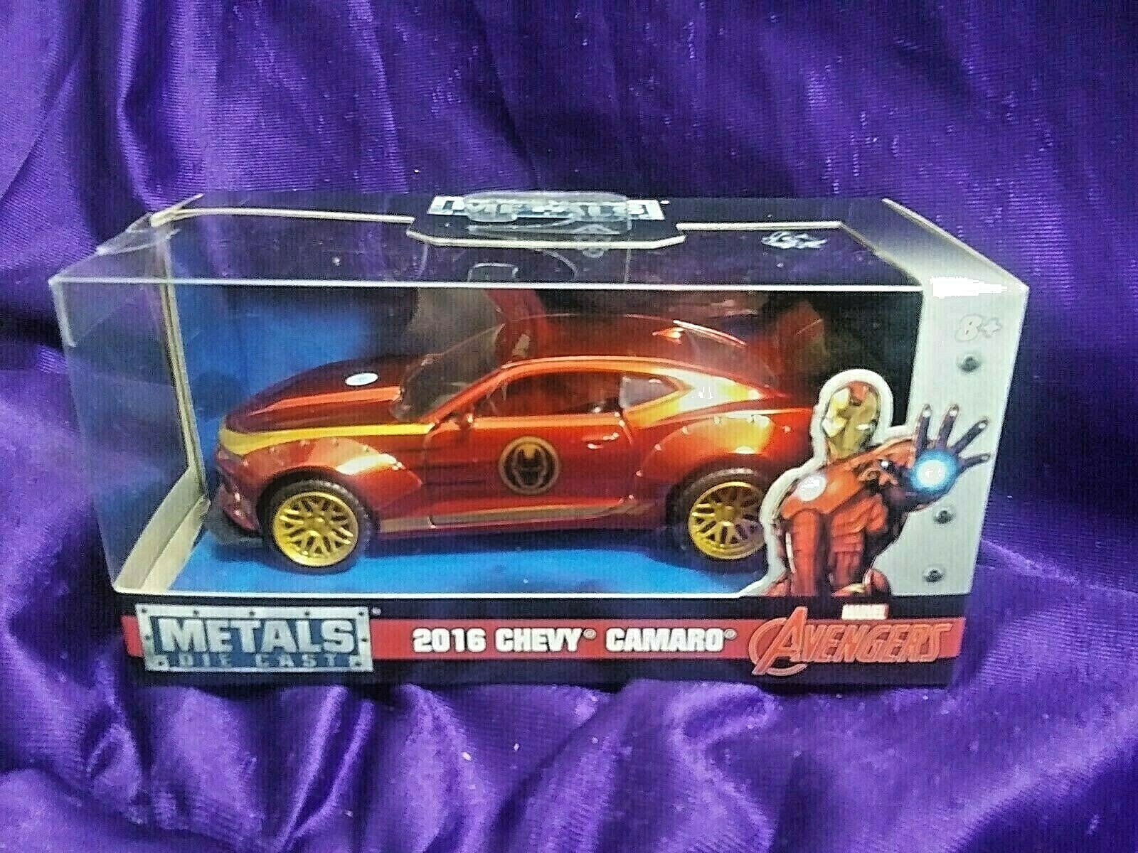Marvel Avengers 2016 Chevy Camaro Jada Metals Diecast 1:32 Scale Ages 8 & Up New