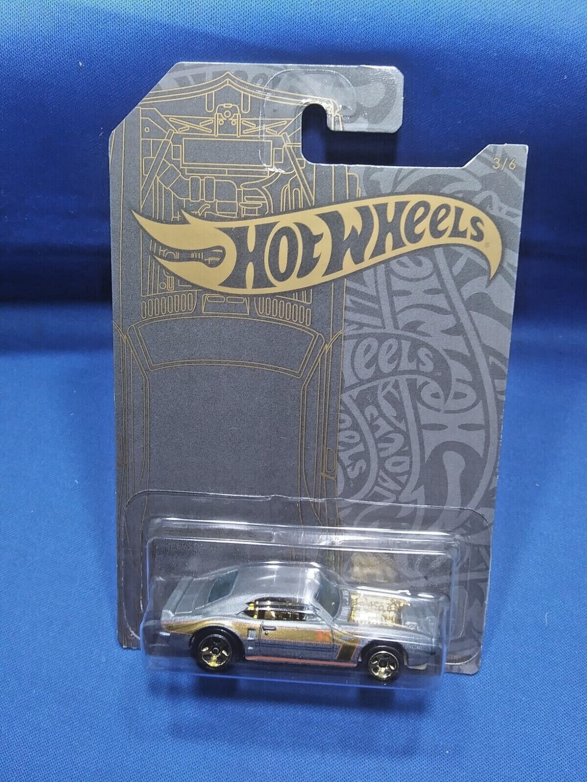Hot Wheels Satin & Chrome Custom ’67 Pontiac Firebird #3/6 Diecast 1:64 Scale