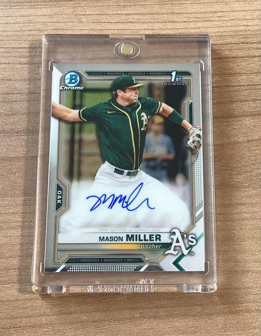 Mason Miller 1st Bowman’s Chrome Auto MLB Rookie Card