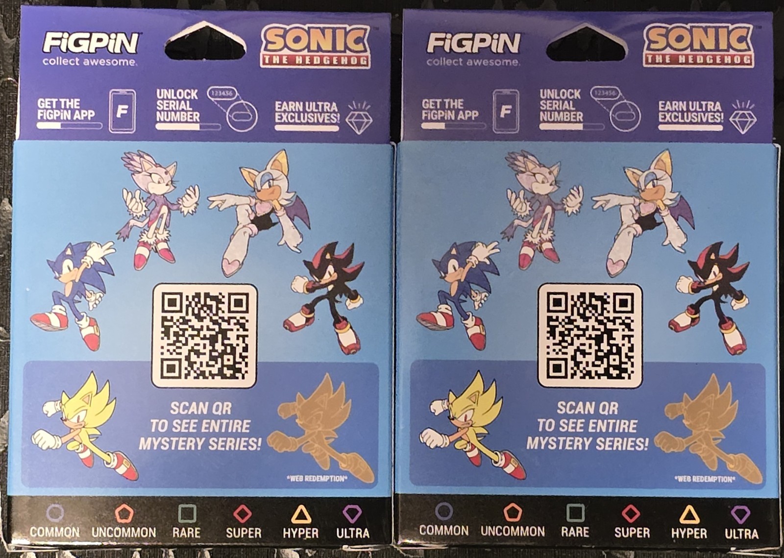 NEW SEALED – FiGPiN Sonic The Hedgehog Series 2 Mystery Mini Pin AP/ARTIST PROOF