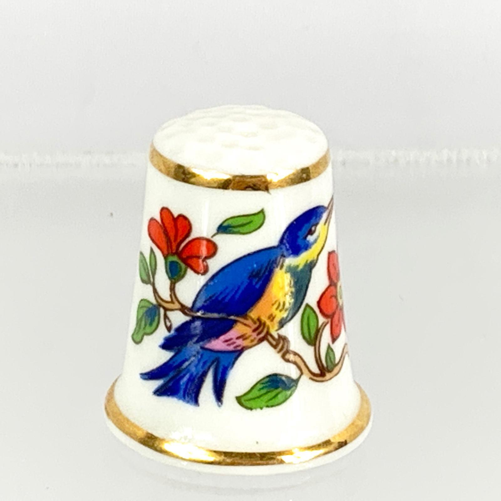 Pembroke Bird Thimble by Aynsley China England