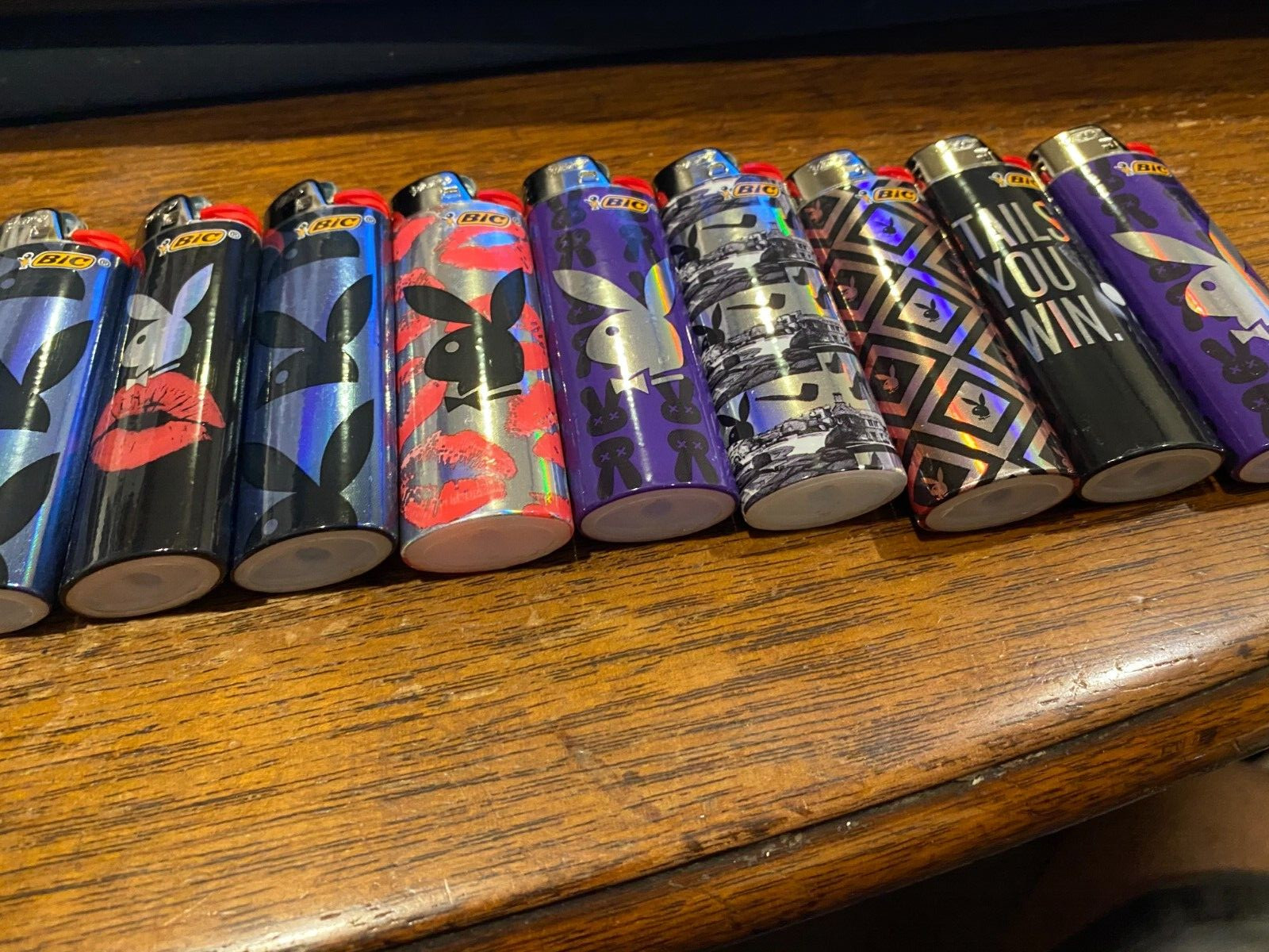 Lot of 20 BIC PlayboyLighters Various Styles
