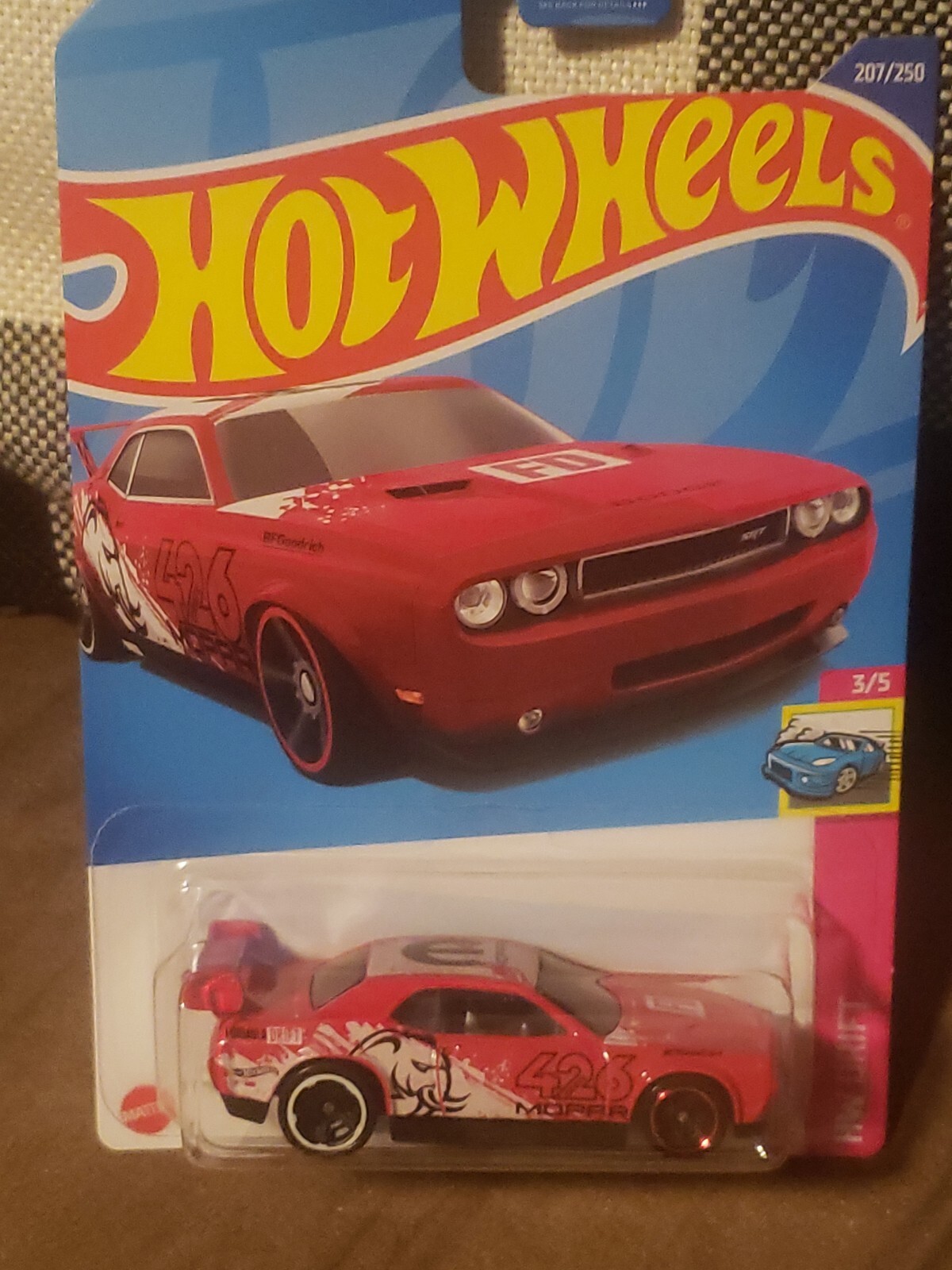 Hot Wheels Dodge Challenger Drift Car HW Drift #3/5 Red Diecast 1:64 Scale New