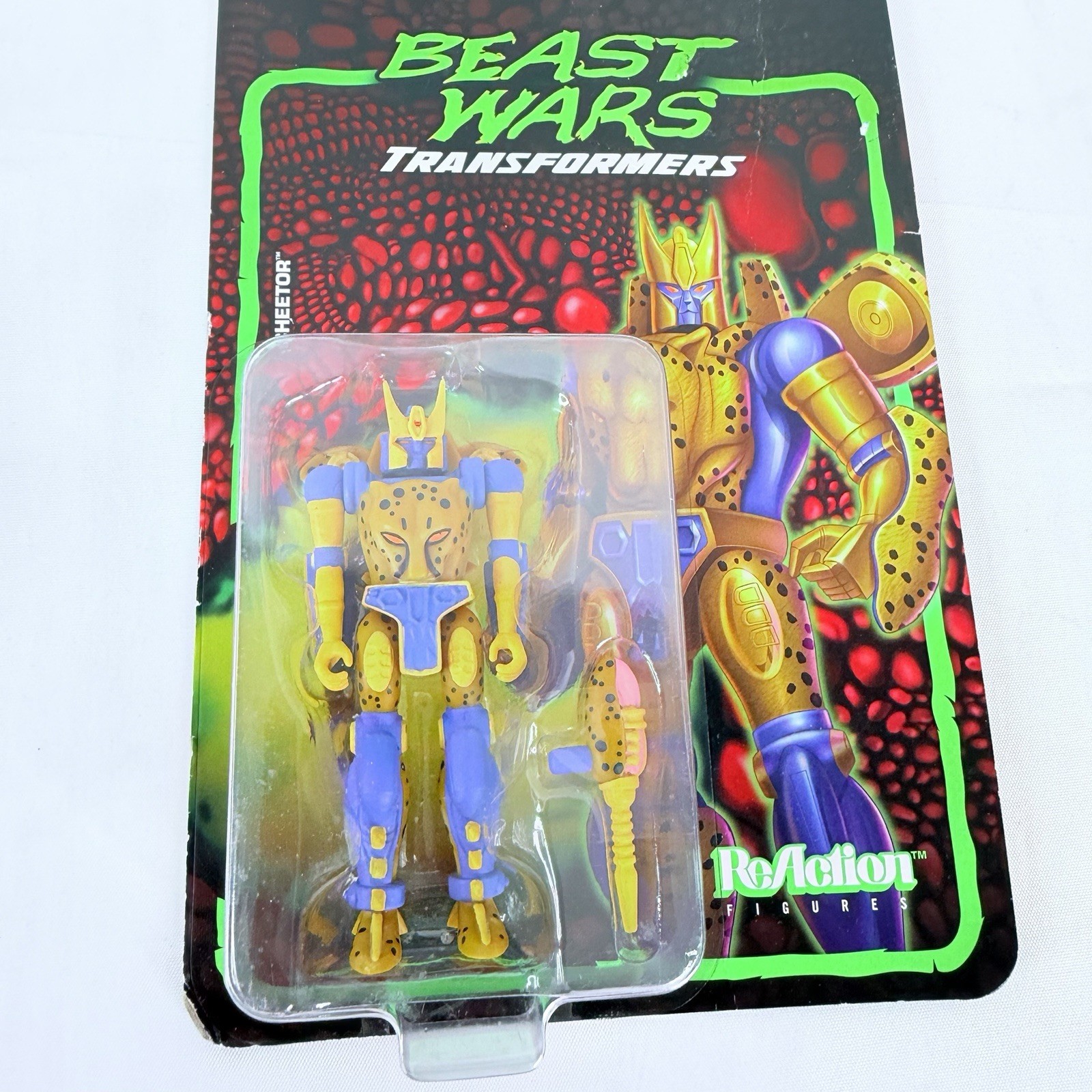 Beast Wars Transformers Super7 Reaction Figure Cheetor New Sealed