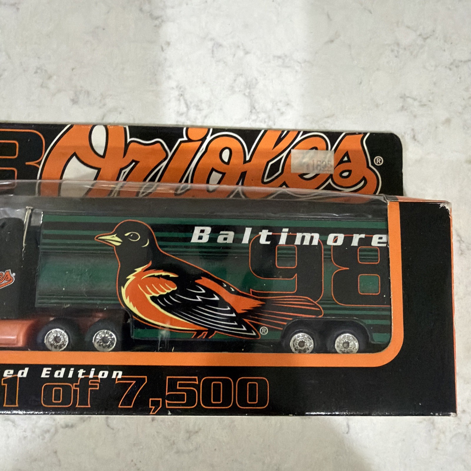 1998 Baltimore Orioles Truck Trailer Metal Die cast Scale 1:80 1 Of 7500