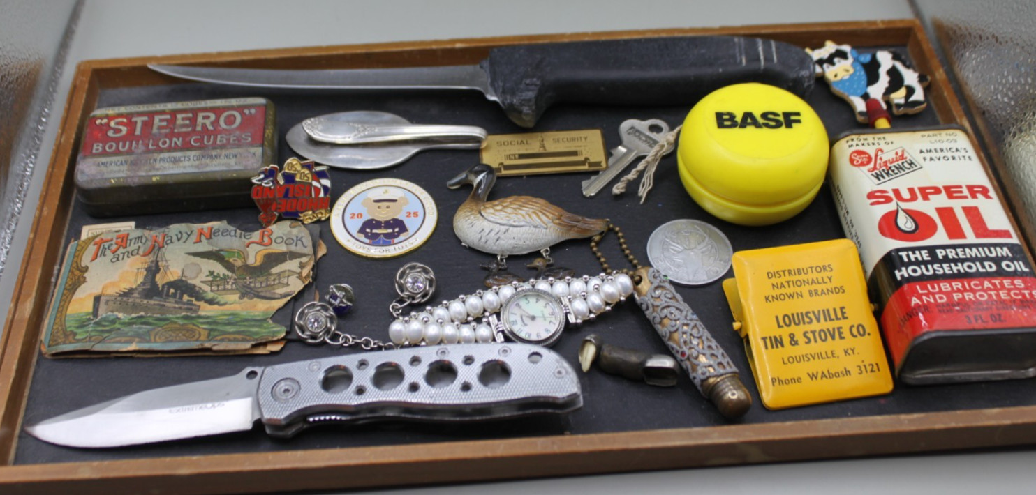 Vintage Junk Drawer Lot Old Stuff
