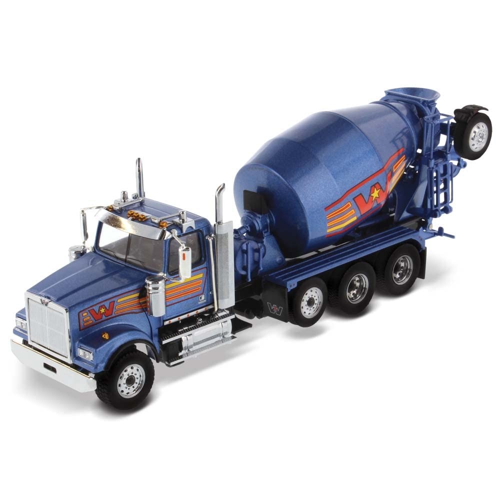 Diecast Masters 1:50 Western Star 4900 McNeilus Mixer Metallic Blue 71075