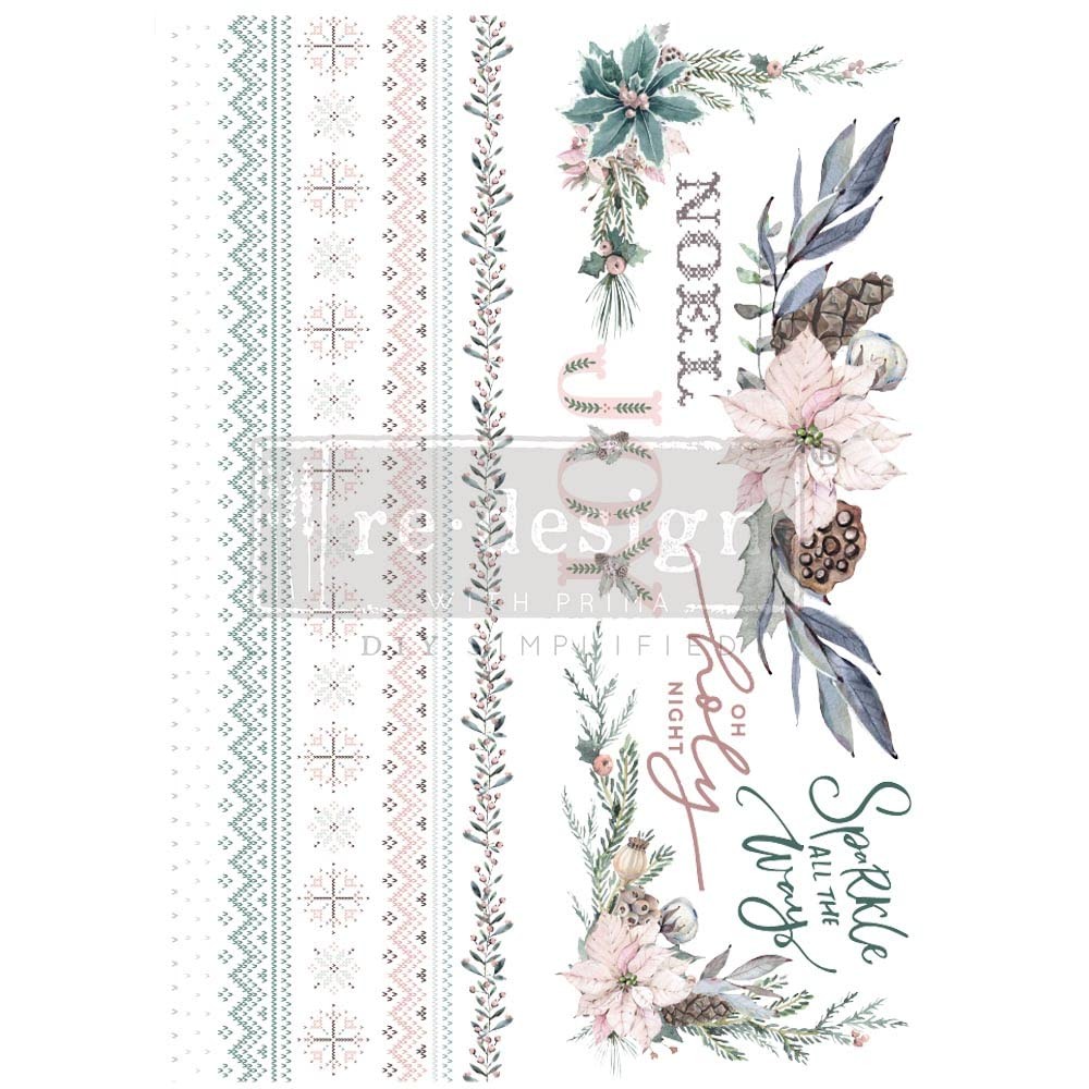 Decor Transfers¬Æ – Sparkle & Joy – Total Sheet Size 24″x35″, Cut into 2 Sheets