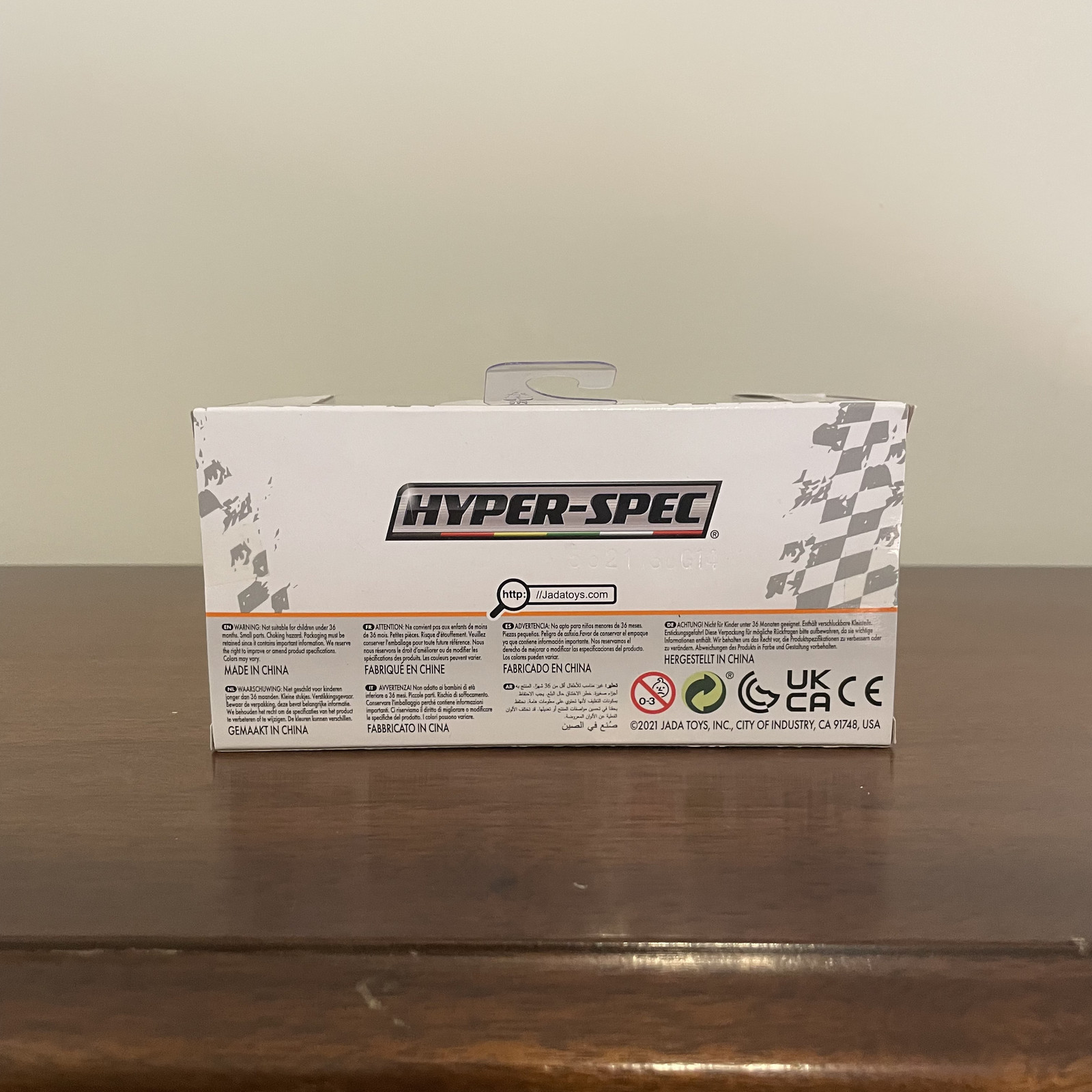 1:43 2021 Ford GT Jada Hyper-Spec White Diecast New In Box #24080