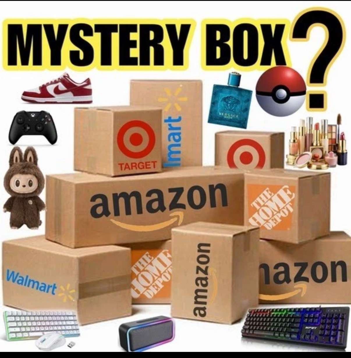 Re-Seller Lot – Mystery Box Mixed – NEW – Electronics, Home, BRANDS: HP, NETGEAR
