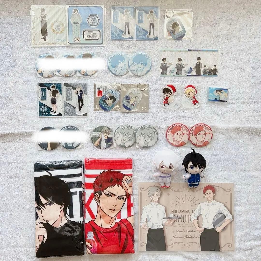 Bakuten Acrylic Stand Set Bulk Sale Opened Items Not for Sensitive Buyers