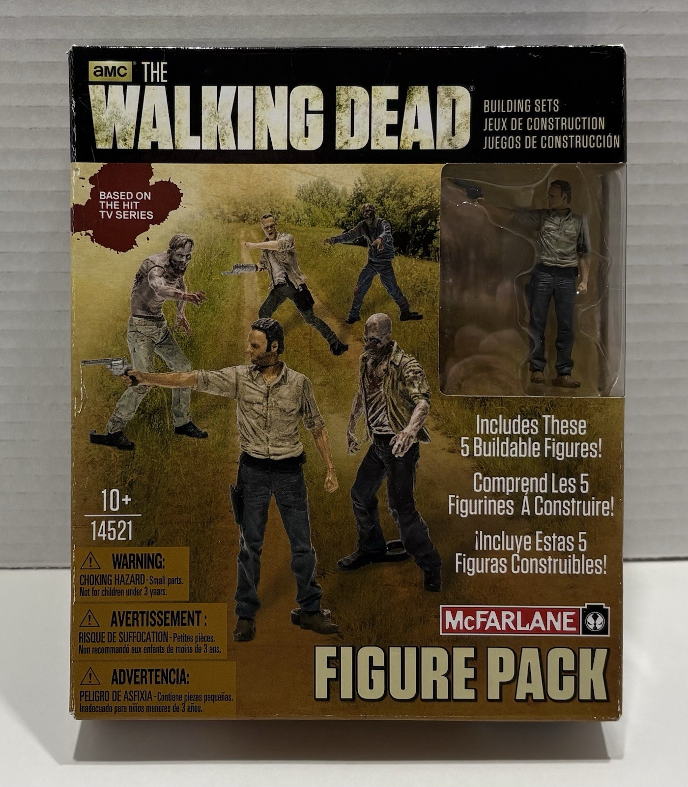 The Walking Dead AMC Figure Pack McFarlane Toy Figures Pack 1 BUILDS 5 FIGURES