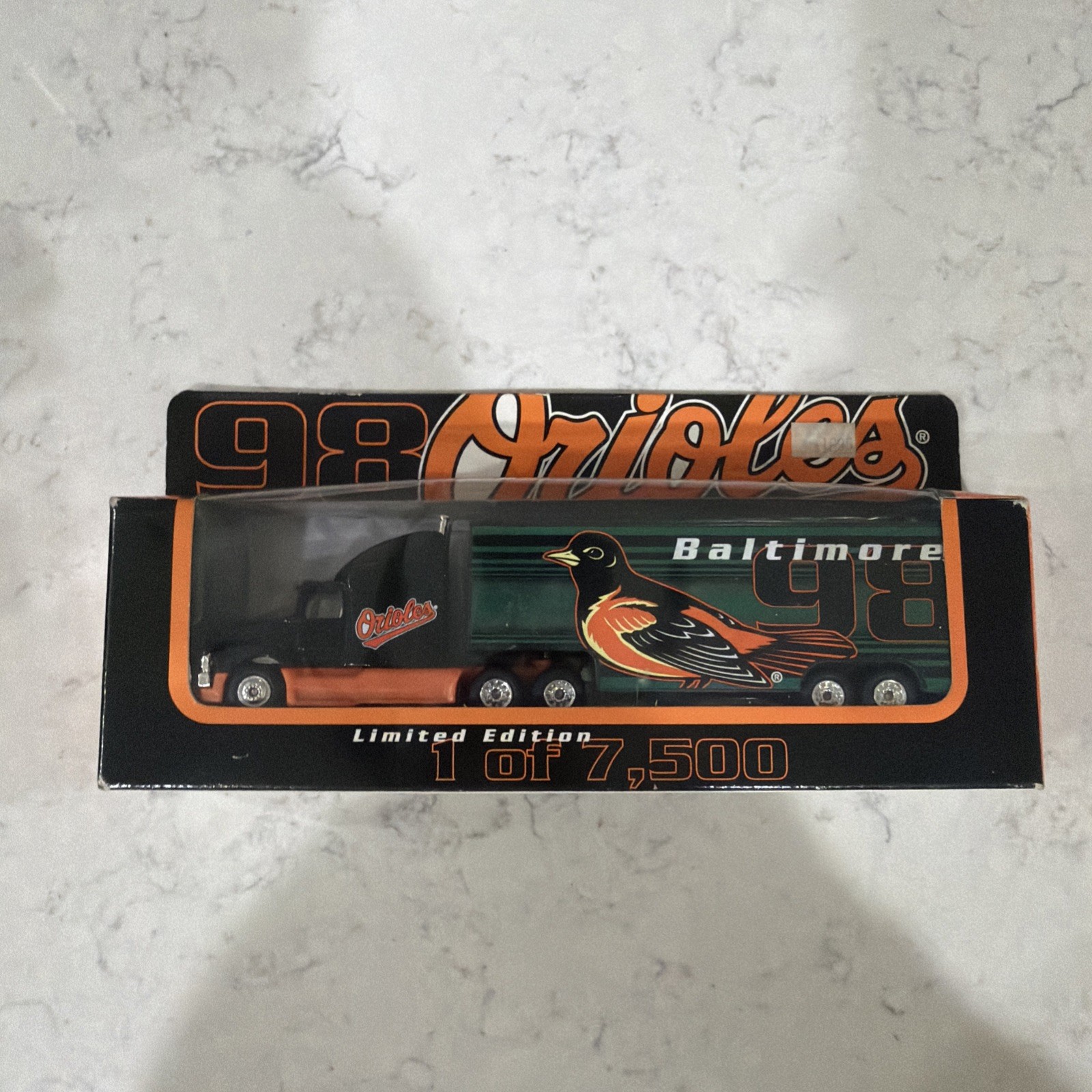 1998 Baltimore Orioles Truck Trailer Metal Die cast Scale 1:80 1 Of 7500