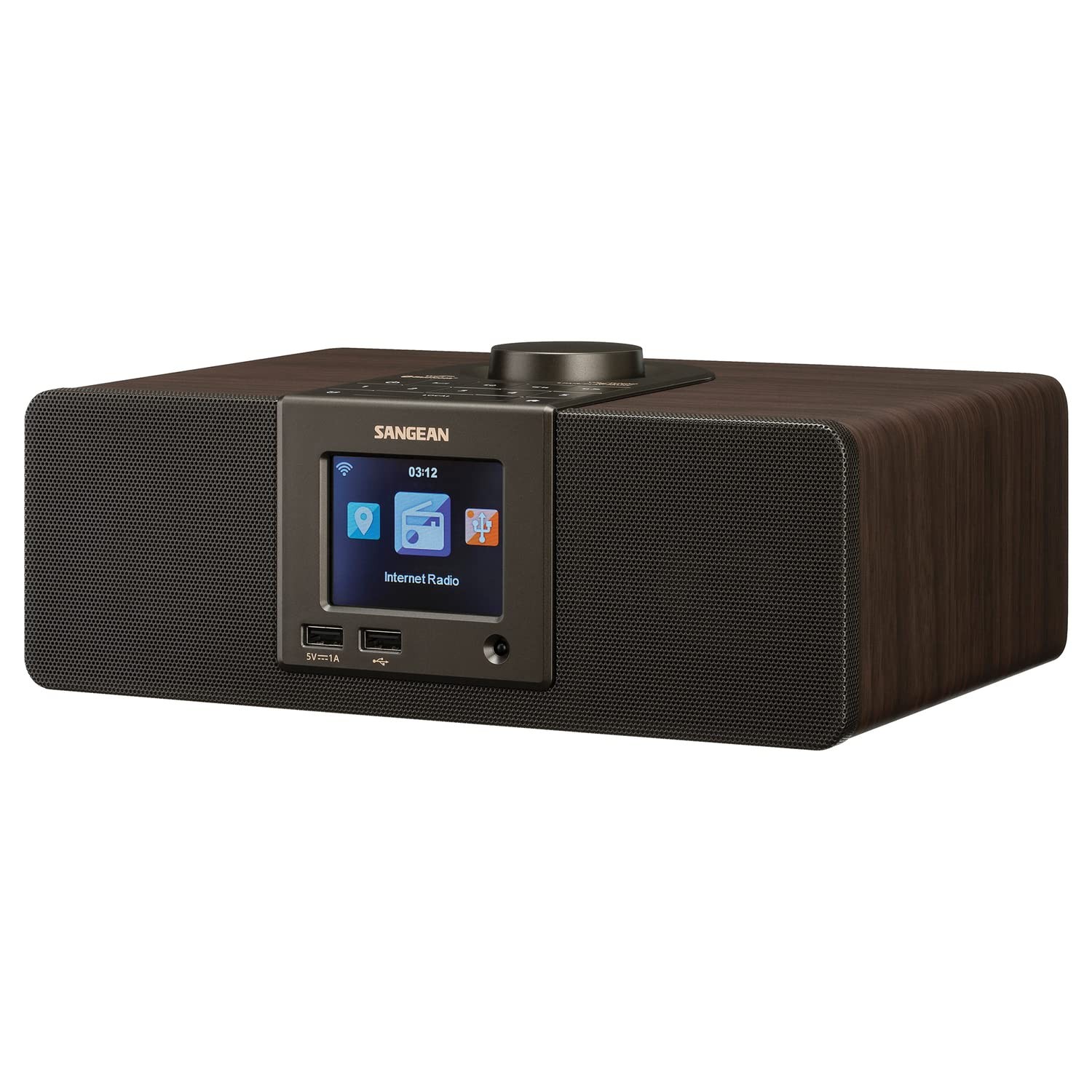 Sangean WFR-32 7W Stereo Wood Cabinet Wi-Fi Internet Radio with Bluetooth