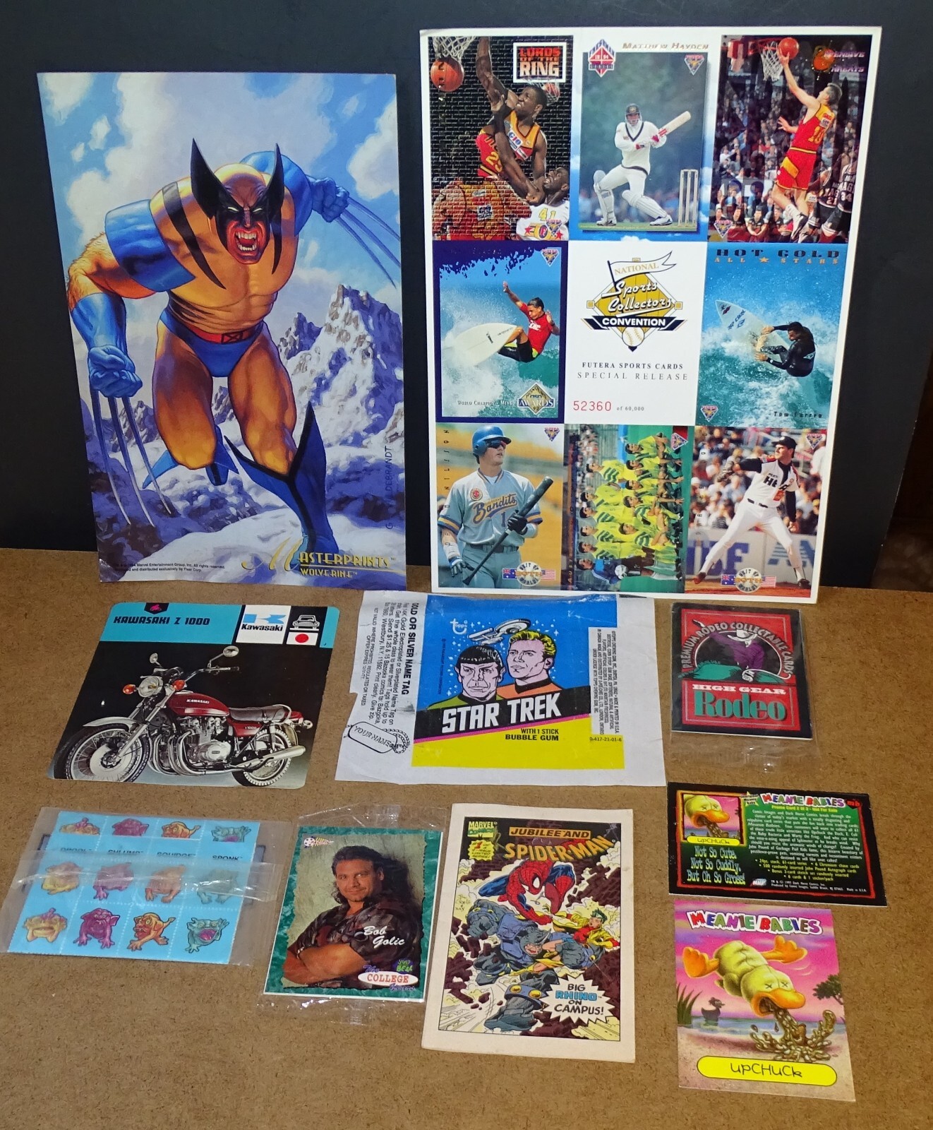 Odd Stuff – Spiderman Drakes / Cards (Australian, Rodeo, Meanie Babies) etc.