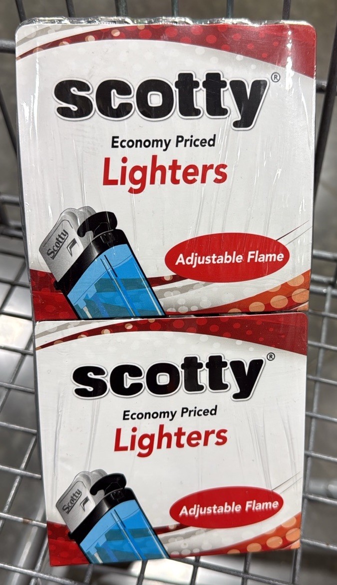 Scotty Adjustable Flame Lighters Multi-Color Pack Lot Wholesale Lot