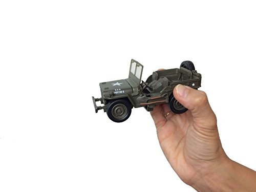 NewRay 61057 Jeep Willys Car Green 1 32 Inch Standard Functional Collector Toy