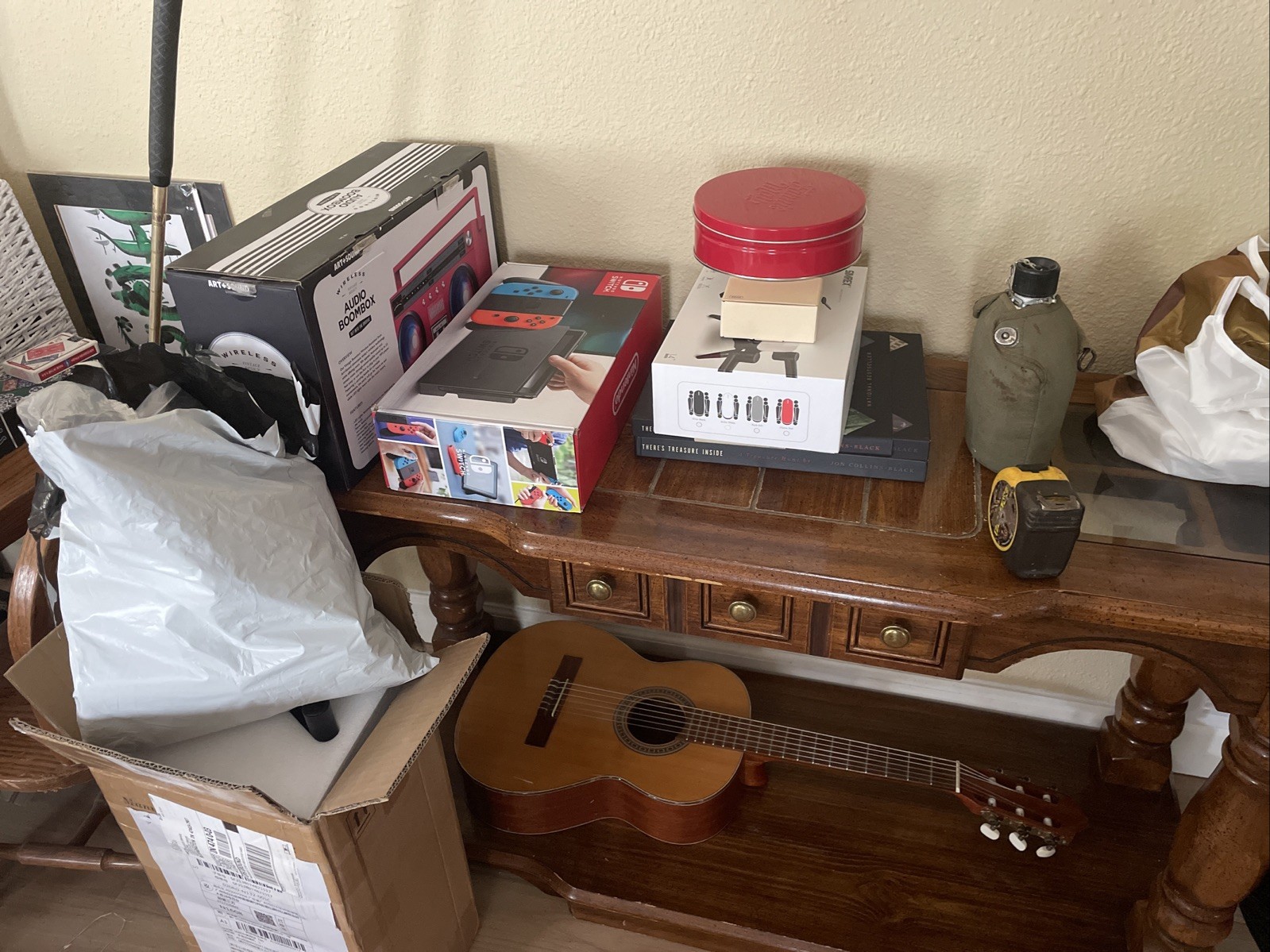 Shirts, Shorts, Pants, Shoes, Nintendo, Boombox